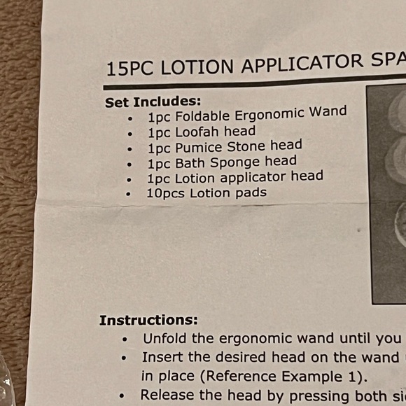 15 Pc Bath Lotion Loofah Pumice Sponge Application Spa Set 4/$16 - Picture 3 of 8